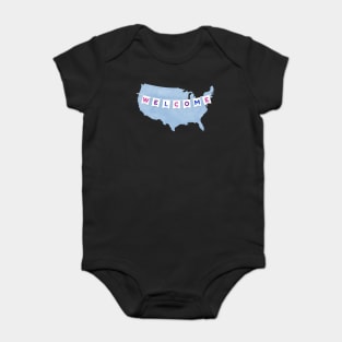 Welcome to America Baby Bodysuit